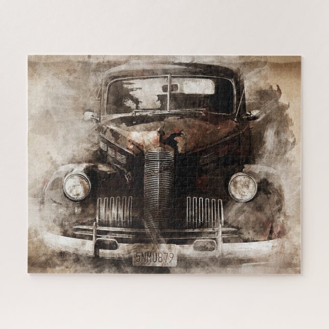 Old Car Vintage Jigsaw Puzzle (Horizontal)