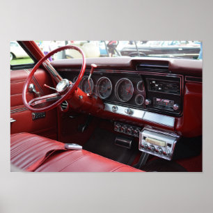 Old Car with 8-track Poster
