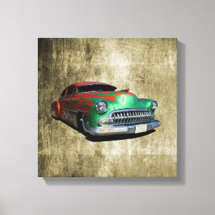 Old Car Wrapped Canvas