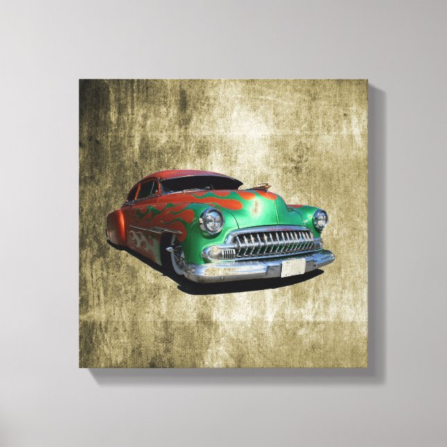 Old Car Wrapped Canvas (Front)