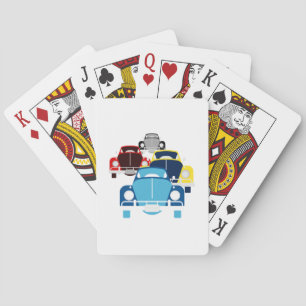 Old Cars Playing Cards