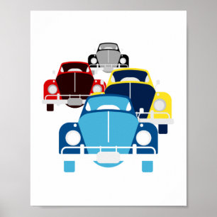 Old Cars Poster