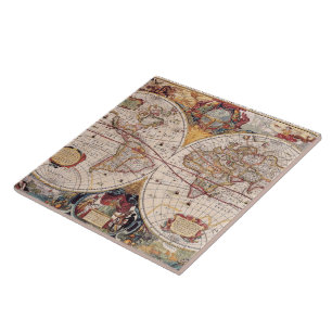 Old Cartographic Map Tile