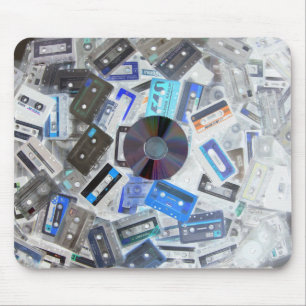 Old Cassettes Mouse Pad