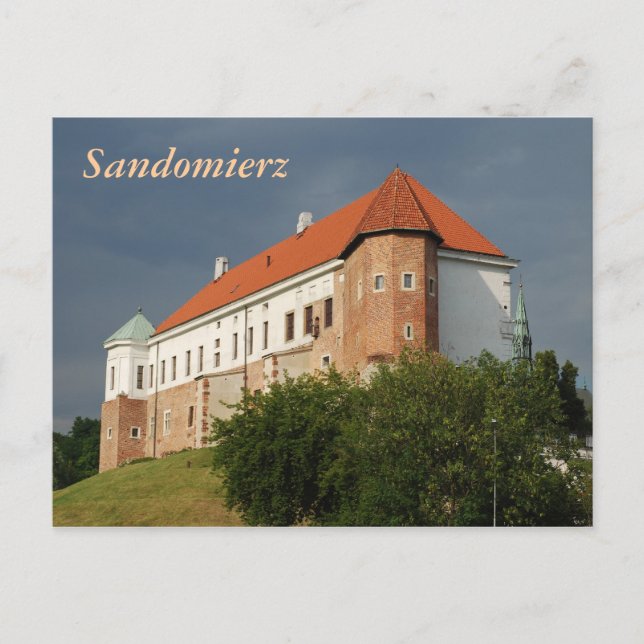 Old castle in Sandomierz. Poland Postcard (Front)
