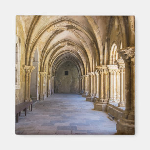 Old Cathedral Cloister Hallway Magnet