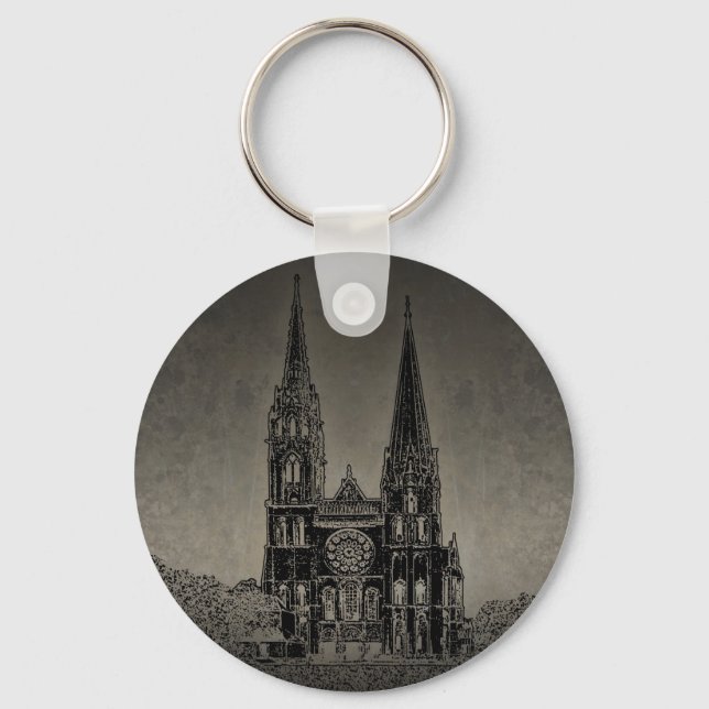 Old Cathedral Key Ring (Front)