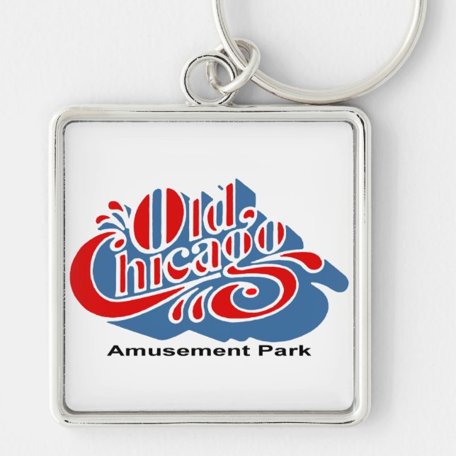 Old Chicago Amusement Park, Bolingbrook, Illinois Key Ring (Front)