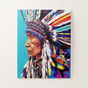 Old Chief Jigsaw Puzzle