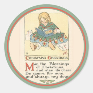 Old Christmas Stickers 