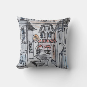Old Church Concarneau Rue Turenne, Brittany Cushion