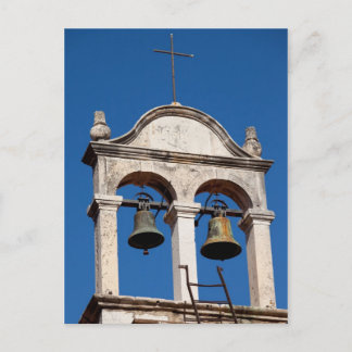 Old Church Twin Bells Postcard