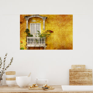 Old City Cartagena Poster