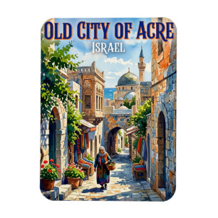 Old City of Acre Israel Magnet