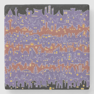 Old City – Sana’a - Marble Stone Coaster
