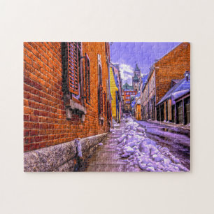 Old City Streets Quebec. Jigsaw Puzzle