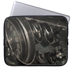 Old Classic Car Dashboard Laptop Sleeve