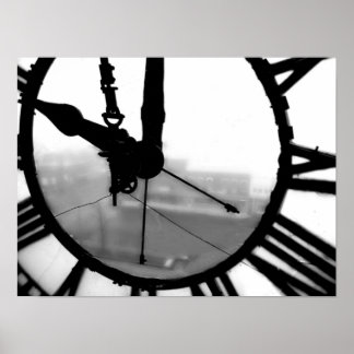 Old Clock Poster