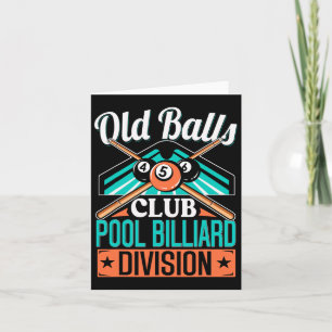 Old Club Pool 8 Ll Billiards Division For Men Gift Card
