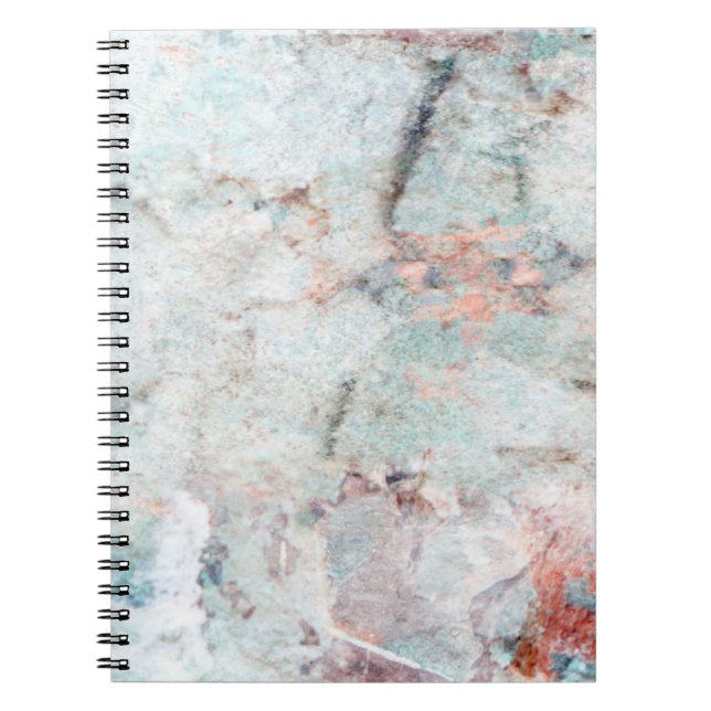 Old colour seamless grunge background. Wall patter Notebook (Front)