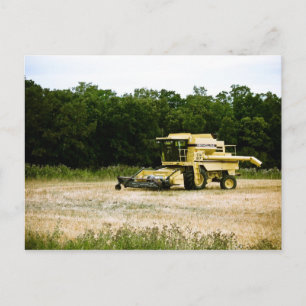 Old Combine 01 Postcard