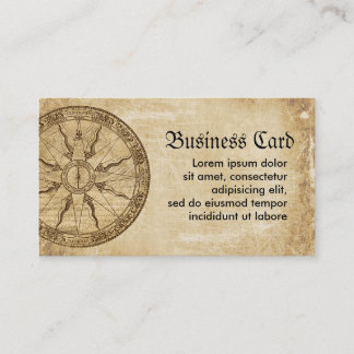 Old Compass Rose Business Card