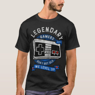 Old Console Retro Gaming Gamer Birthday Gift vinta T-Shirt