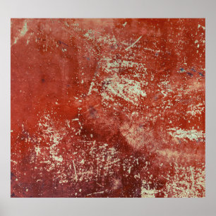 Old Copper: Vivid Metal Texture. Poster