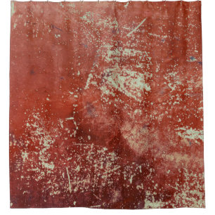 Old Copper: Vivid Metal Texture. Shower Curtain