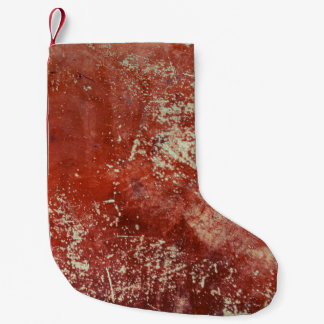 Old Copper: Vivid Metal Texture. Small Christmas Stocking