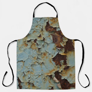 Old, corroded rusty metallic background. apron