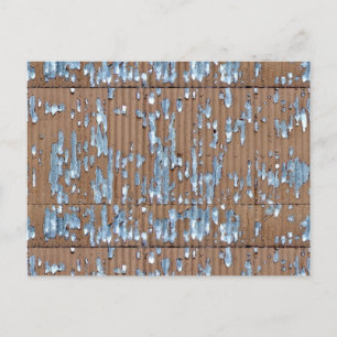 Old Corrugated metal Postcard