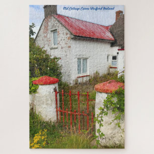 Old Cottage Carne Wexford Ireland. Jigsaw Puzzle