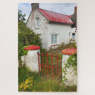 Old Cottage Carne Wexford Ireland. Jigsaw Puzzle