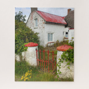 Old Cottage  Carne  Wexford Ireland. Jigsaw Puzzle
