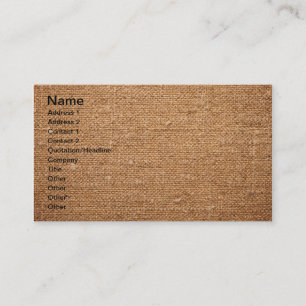 Old Cotton Canvas Texture For Background Business Card