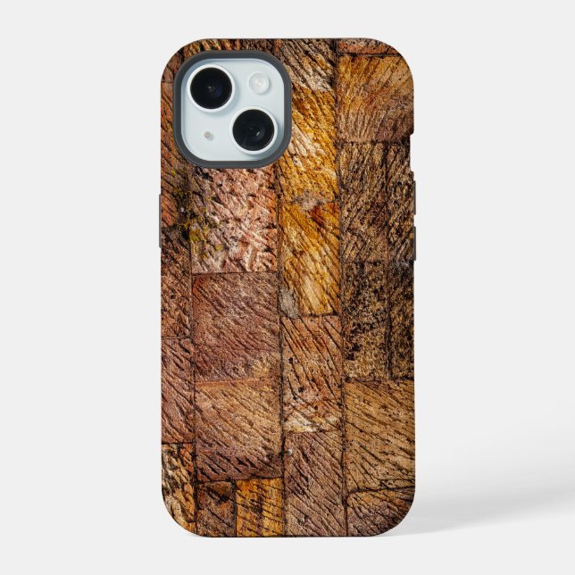 Old Coulterville Bricks iPhone 15 Case (Back)
