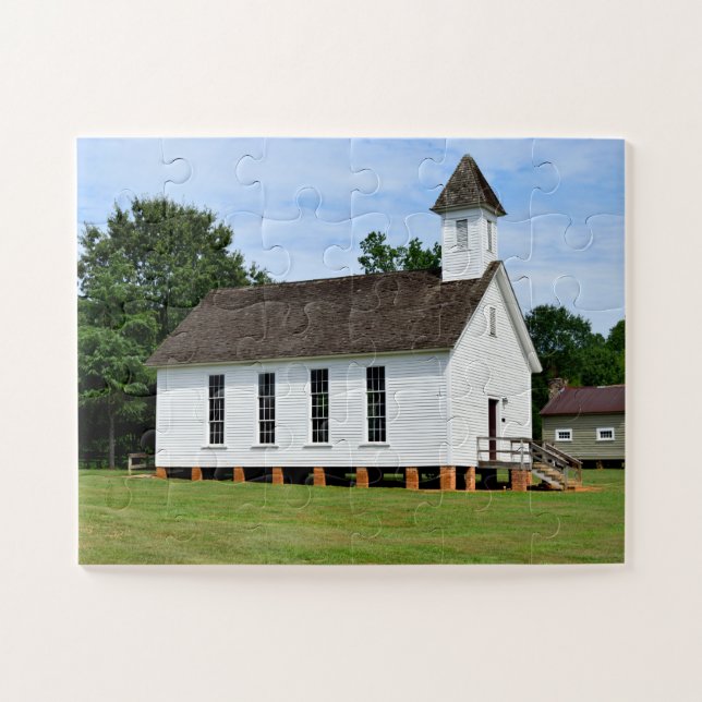 Old country church jigsaw puzzle (Horizontal)