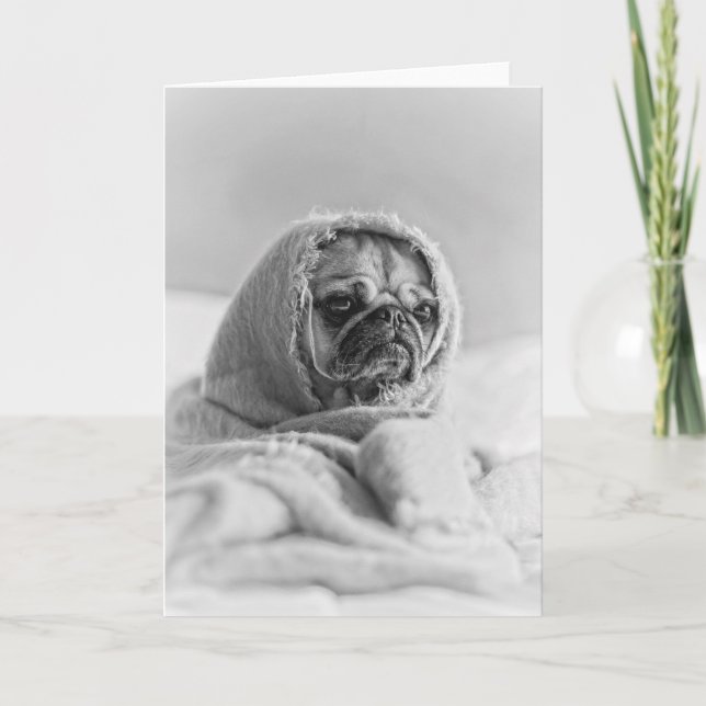 Old Country Pug Card (Front)