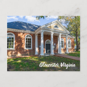 Old courthouse in Gloucester, Virginia Postcard