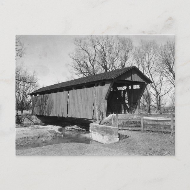 Old Covered Bridge Postcard (Front)