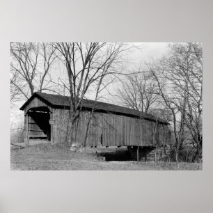 Old Covered Bridge Poster