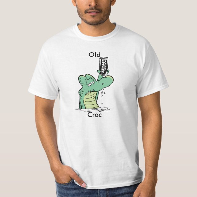 Old Croc Funny Old Age Shirt (Front)
