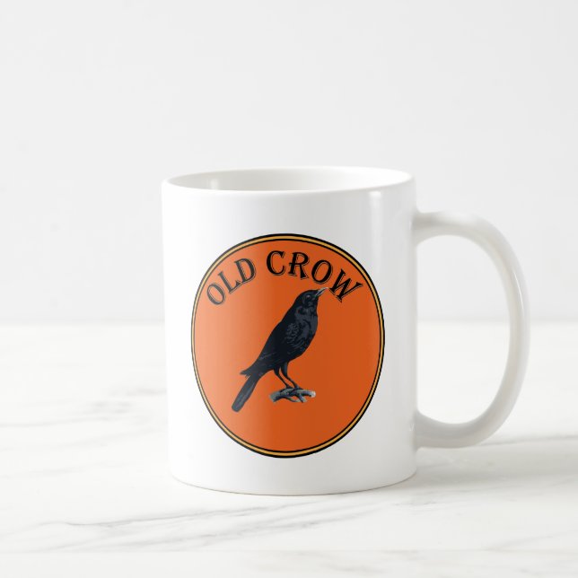 old crow coffee mug (Right)