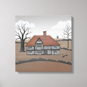 Old Crow Manor Canvas Print
