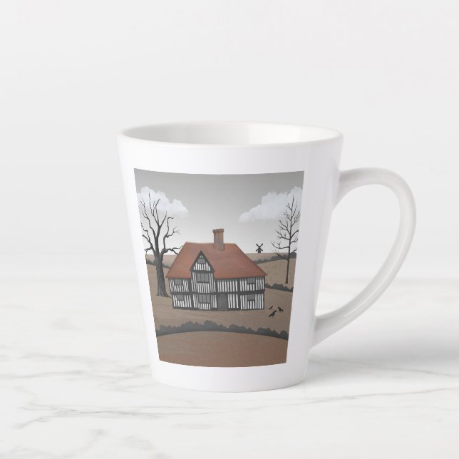 Old Crow Manor Latte Mug (Right)
