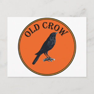 old crow postcard