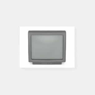 Old CRT tv, front view Post-it Notes