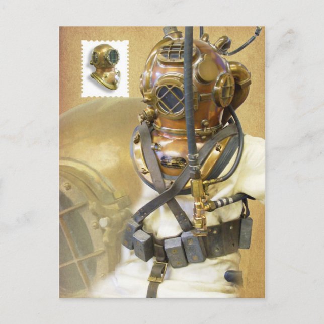 Old Diving Equipment, History of Diving Museum, FL Postcard (Front)