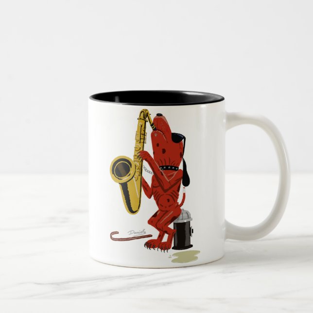 Old Dog, New Licks Coffee Mug (Right)